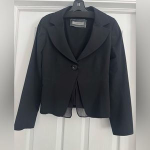 SPORTMAX Sz 6 Black Italian Designer Blazer Jacket Originally $1280